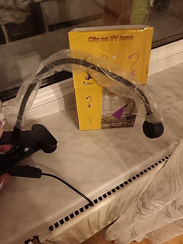 Manikür, pedikür aparatları: Manikür üçün peşəkar dəst Tərkib: - Clip-on UV lampa: elastik — 1