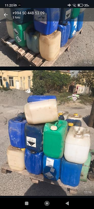 Vahatsapa zeng yazin!Plastik bidonlar – müxtəlif həcm və rənglərdə -
