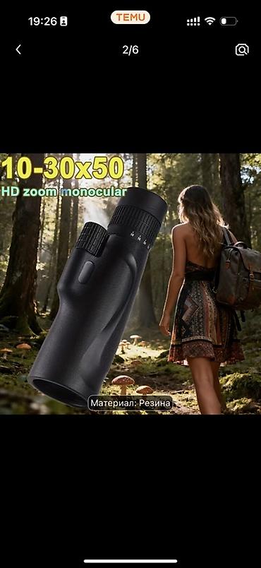 çant: Monokulyar durbin – 10–30x50, HD zoom - Böyük böyütmə aralığı — 4