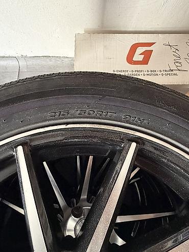 4 bolt r17: İşlənmiş Disk təkər Vossen 215 / 50 / R 17, 5 Boltlu — 4