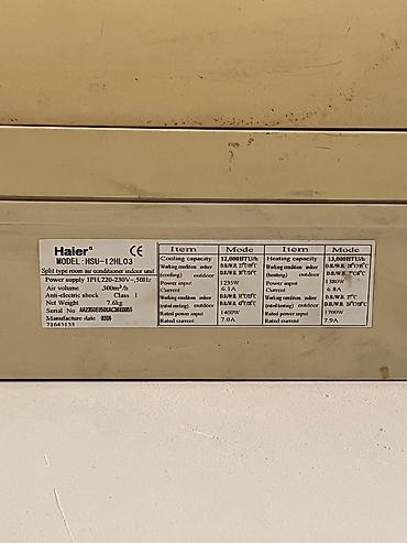 kondisioner haier: Kondisioner Haier, İşlənmiş, 40-45 kv. m, Split sistem, Kredit yoxdur — 2