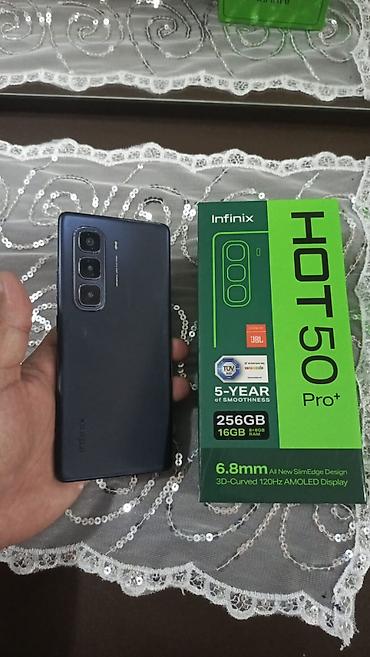 smart pult: Infinix HOT 50 Pro+, 256 GB, rəng - Qara — 3