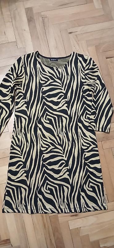 korset: Haljina/tunika sa zebra printom - Model: ravnog kroja, dužina do — 1