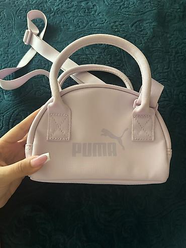 Çantalar: Puma mini çanta – açıq yasəmən rəngdə Orginaldır saytdan alınıb — 1