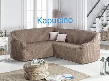 Prekrivači za nameštaj: Za ugaonu garnituru, bоја - Siva — 6