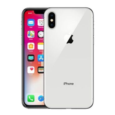 Apple iPhone: IPhone X, 64 GB, Matte Silver
