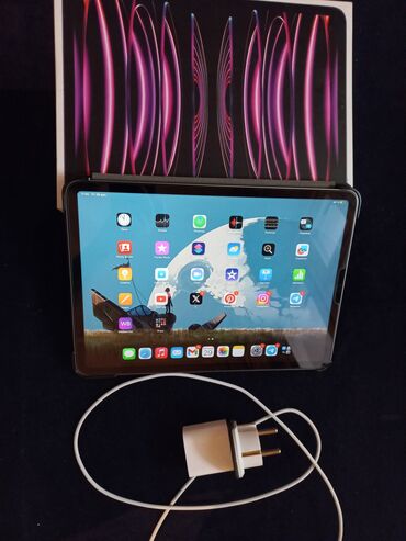 apple ipad air: Планшет, Apple, память 128 ГБ, 10" - 11", Wi-Fi, Новый, Классический цвет - Серый