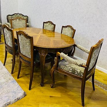 demir oturacaq: Satılır D10 stol ve 6 stul ideal vezyet — 3