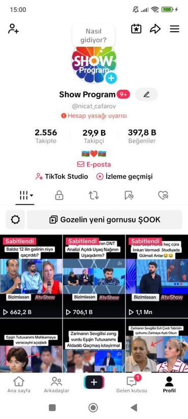 продажа бу вещей: Tiktok hesabi satilir 30 min real takipcisi var real alicilar yazsin