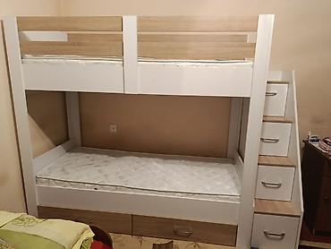 Uşaq mebeli: Oğlan və qız üçün, Yeni, Çarpayı, Matras ilə, Siyirməli, Laminat — 5