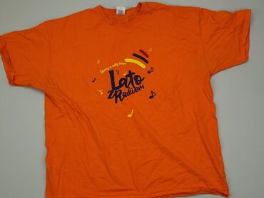 t shirty pomarańczowy: T-shirt, 2XL, stan - Dobry