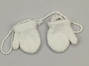 czapka zimowa off white: Gloves, 12 cm, condition - Very good