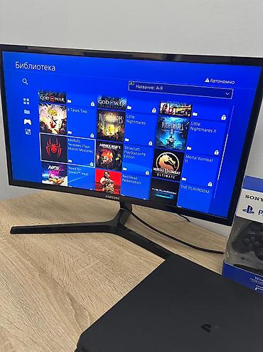note 2: Продаю прошитую Sony PlayStation 4 слим, 1000 Гб. Приставка в — 4