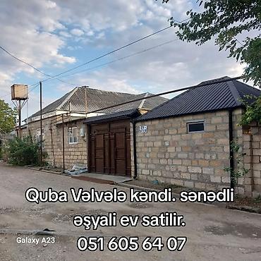 quba alekseyevka satdiq evlər: Quba rayonu, Vəlvələ kəndində sənədli, əşyalı həyət evi. - Daş — 1