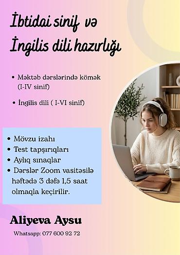 online baytar: Məktəbəqədər və ibtidai sinif hazırlığı, Onlayn — 1