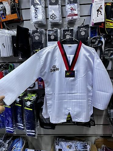 спрот: Кимано для таэквондо( добок) Ткань: полиэстер 100% Размер:100-180см — 2