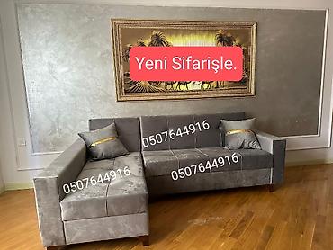 Sifarişlə divanlar: Künc divan, Qonaq otağı üçün, Vеlur parça, Bazalı, Açılan, Kitab — 8