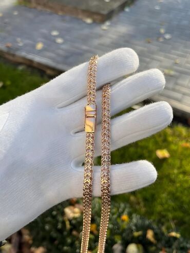 Цепочки: Цепь для бензопилы, Проба 585, Мужские, Ручная работа — 12