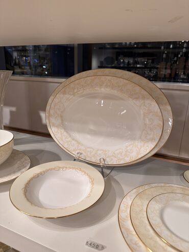 Nahar dəstləri və servizlər: Nahar dəsti, rəng - Sarı, Farfor, 12 nəfərlik, Yaponiya — 7