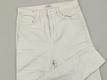 białe luźne t shirty: Jeansy, 2XS, stan - Dobry