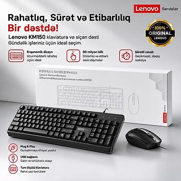 Lenovo KM150 klaviatura və siçan dəsti • Rahatlıq, sürət və