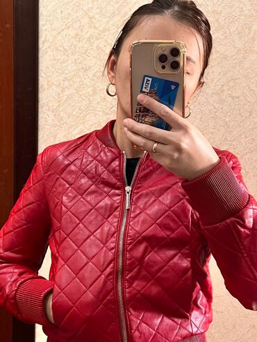 одежда турция: Куртка S (EU 36), M (EU 38), цвет - Красный
