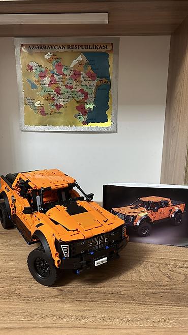 oyuncaq maşın şəkilləri: 🔥 Ford F-150 Raptor | 1450 Detal | Premium Konstruktor | Tam Yığılmış — 1