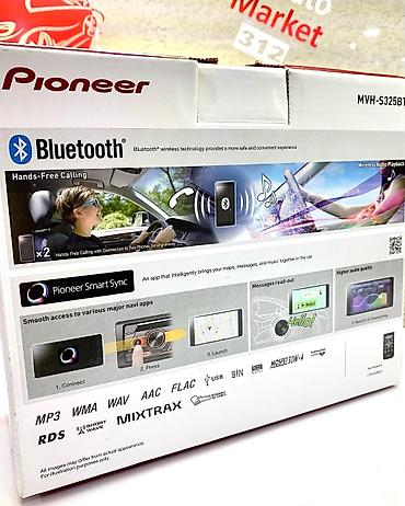 android avto: Автомагнитола Pioneer MVH-S325BT Блютуз, Аукс, ЮСБ. Магнитола — 7