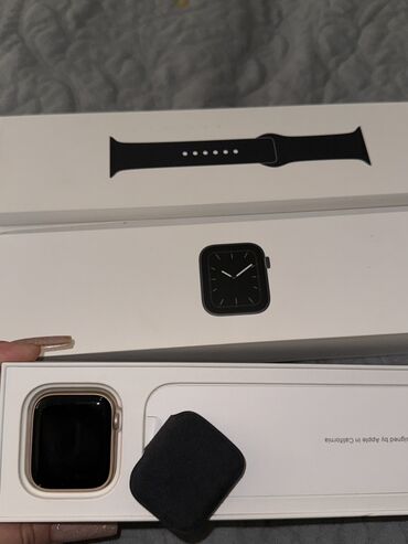 apple watch 8 45: İşlənmiş, Smart saat, Apple, Sensor ekran, rəng - Çəhrayı