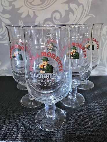 Čaše: Case nove za pivo,Birra Moretti. Case nove,sve na njima odsjaj od na lalafo.rs — 4 Čaše: Case nove za pivo,Birra Moretti. Case nove,sve na njima odsjaj od — 4