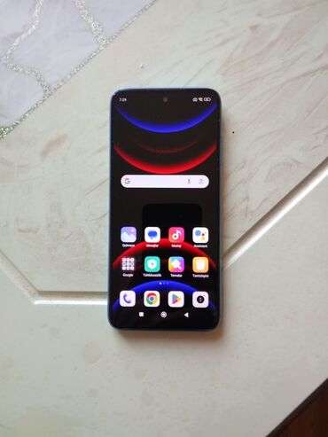 10 azn: Xiaomi Redmi 10, rəng - Göy, 
 Barmaq izi