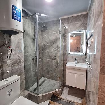 Душевые перегородки и ограждения: Душ тосмолорун даярдалган поддонго ылайыктап,сапатуу кылып жазап — 16