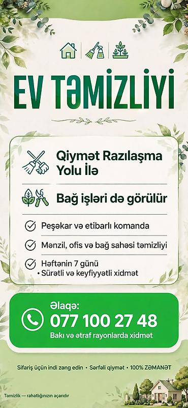 quba xalca yuma: Təmizlik | Mənzillər — 1