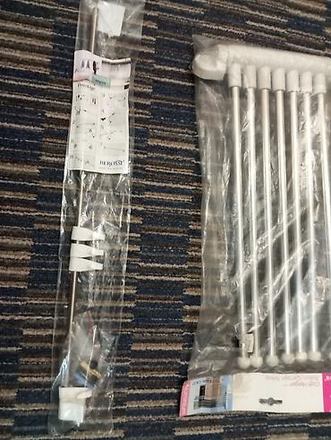 Коврики для туалета и ванны: Комплект для туалета и ванны, Новый, цвет - Серебристый — 3