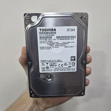 500gb Toshiba DT01ACA050 sata3 рабочий 100% на проверку 2 недели