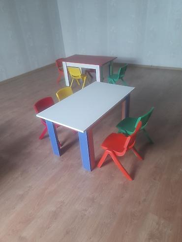 Digər uşaq mebeli: Bagça stol stul sexdən bir başa isdelnın sayda isdlnən rəngdə isdəlnə — 8