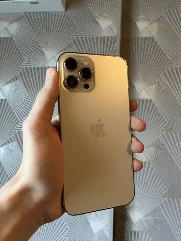 Apple iPhone: IPhone 12 Pro Max, 128 GB, Qızılı, Face ID