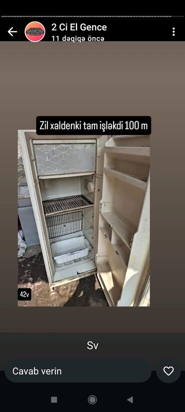 Soyuducular: 1 qapılı Zil Soyuducu Satılır, rəng - Ağ lalafo.az -da Soyuducular: 1 qapılı Zil Soyuducu Satılır, rəng - Ağ