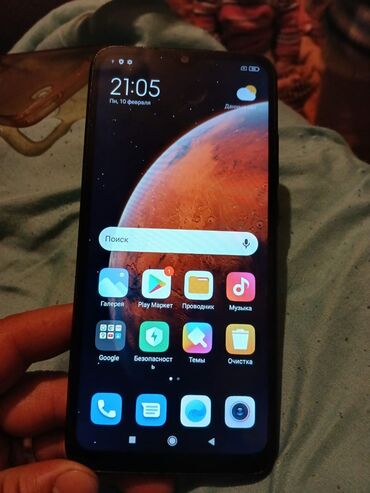 телефоны xiaomi redmi 11: Redmi, Redmi 9C, Колдонулган, 64 ГБ, түсү - Кара, 2 SIM