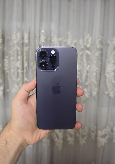 IPhone 14 Pro Max, Б/у, 512 ГБ, Deep Purple, Защитное стекло, Чехол, Коробка, 82 %
