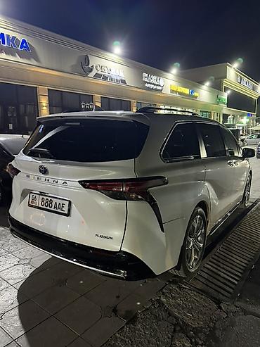 Toyota: Toyota Sienna: 2021 г., 2.5 л, Автомат, Гибрид, Минивэн — 6