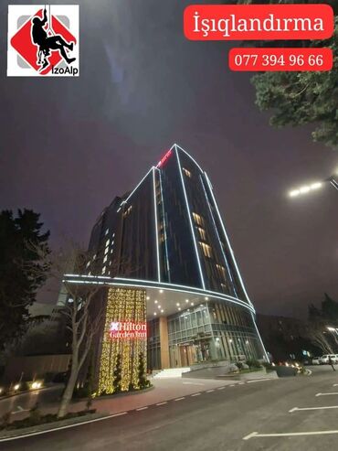 Digər tikinti xidmətləri: Alpinist üsulla əl çatmaz yerlərdə və istənilən hündürlükdə fasad — 31