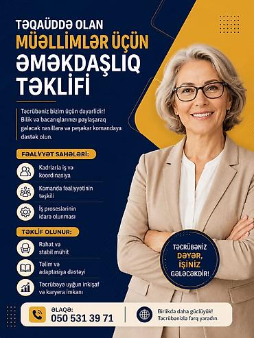 bakida otellerde elanlari: Digər ixtisaslar — 1