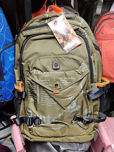 dlivery bag: Городской/туристический рюкзак Volunteer, хаки - Вместительный — 1