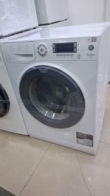Paltaryuyan maşınlar: Paltaryuyan maşın Hotpoint Ariston, 7 kq, Avtomat, Qurutmasız, Kredit yoxdur