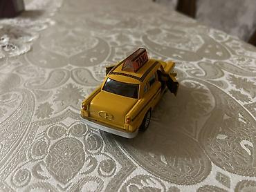 Модели автомобилей: New York Sarı “TAXI” oyuncağı – metal die-cast kolleksiya maşını - — 5