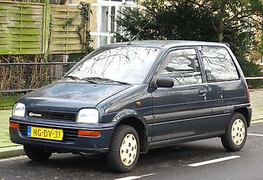 Передний и задний бамперы для Daihatsu Cuore, цвет зелёный. Комплект