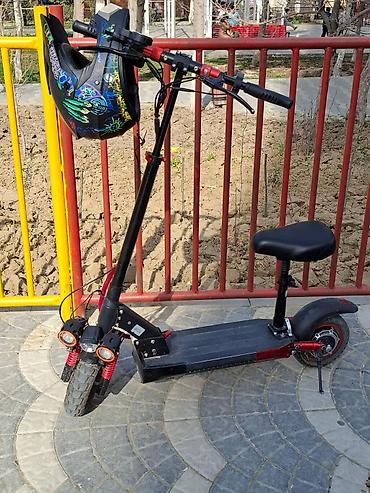 skuter 50: Elektrik skuter – oturacaqlı, güclü asqılı və iki farali max suret 60 — 1