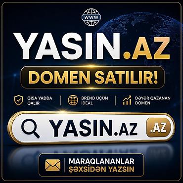 Digər xidmətlər: Məhsul: YASIN.az domeni Qiymət: 5000 manat Ciddi olanlar whatsappa — 1