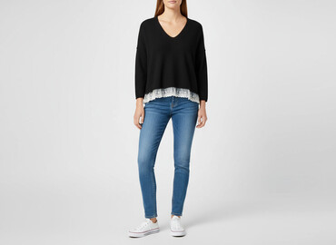 spódniczki dresowe allegro: H&M, Светр жіночий, розмір L